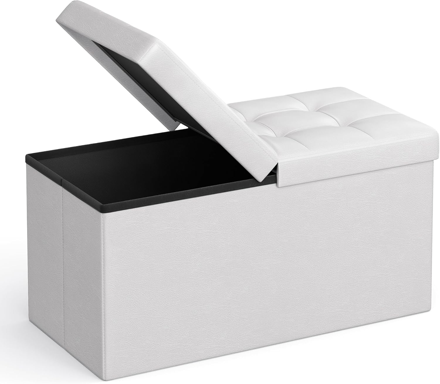 SONGMICS Puff Almacenaje LSF45WT 89 L blanco