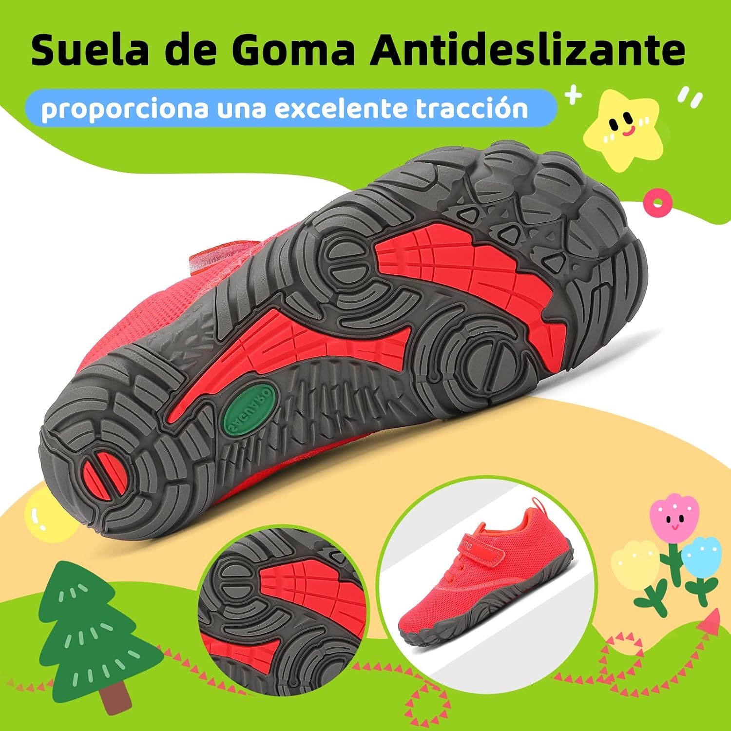 Thumbnail 4 de SAGUARO Zapatillas Barefoot Niños 24–36
