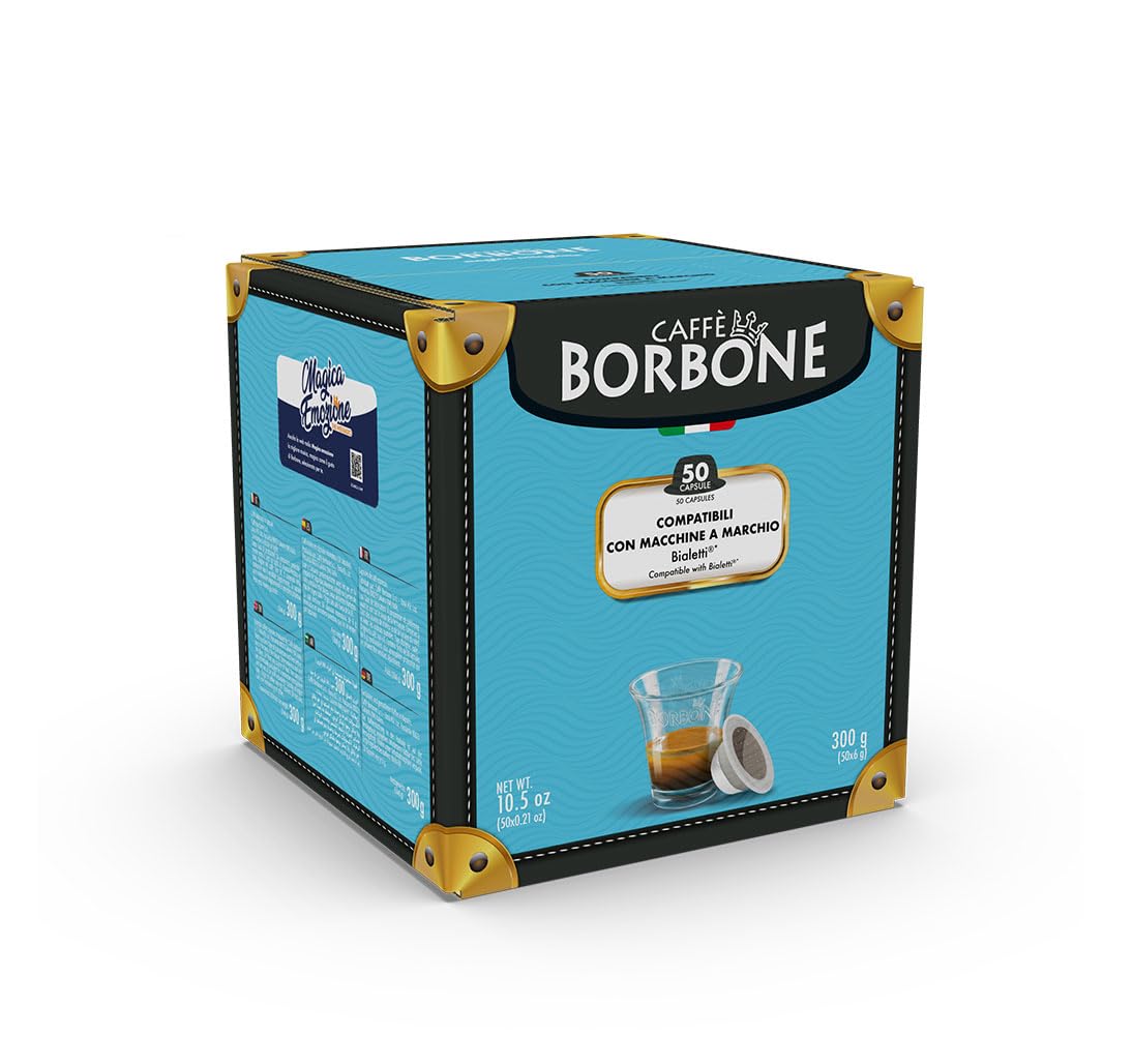 Thumbnail 1 de Caffè Borbone Rote Kaffeemischung – 50 Kapseln, kompatibel mit Bialetti-Heimmaschinen