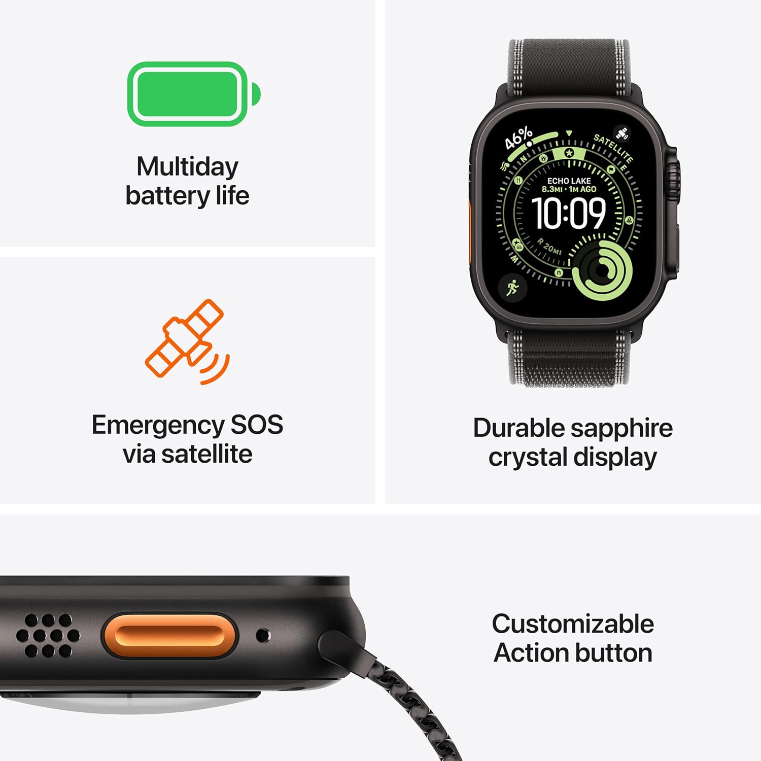 Detalle de Apple Watch Ultra 3 Smartwatch 49mm