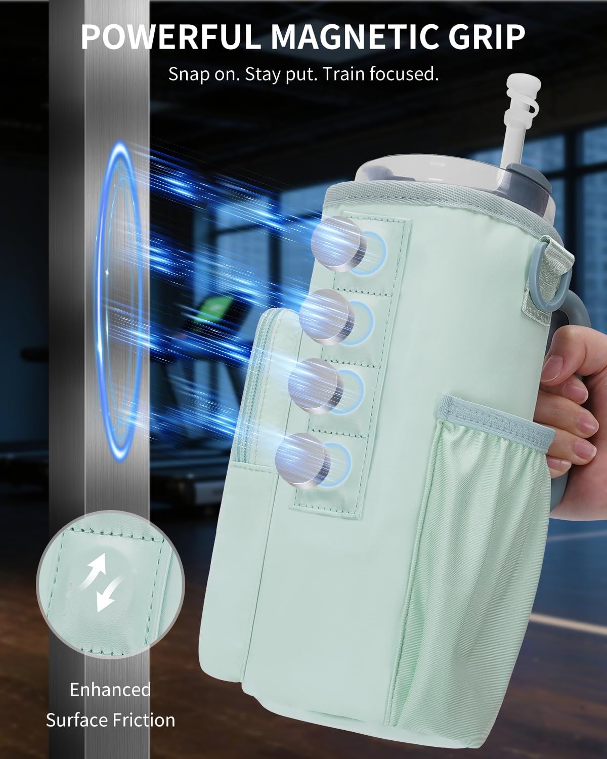 Detalle de sportsnew Magnetic Gym Bag for 40 oz Tumblers