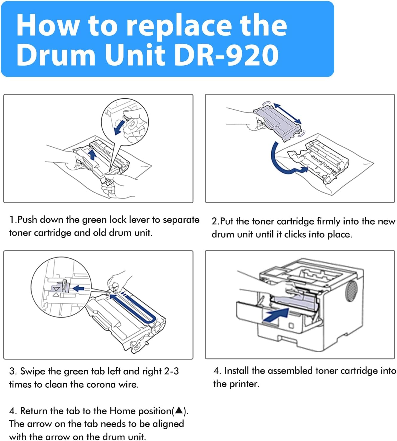 Detalle 1 de TRUE IMAGE Toner and Drum Set TN920XL
