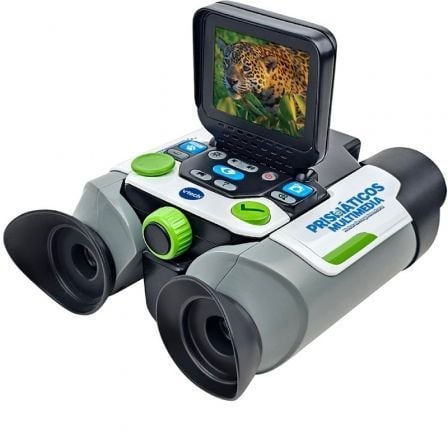 Prismáticos VTech Naturaleza y Aventura 10x21 con pantalla color de 2,4" y cámara con visión nocturna