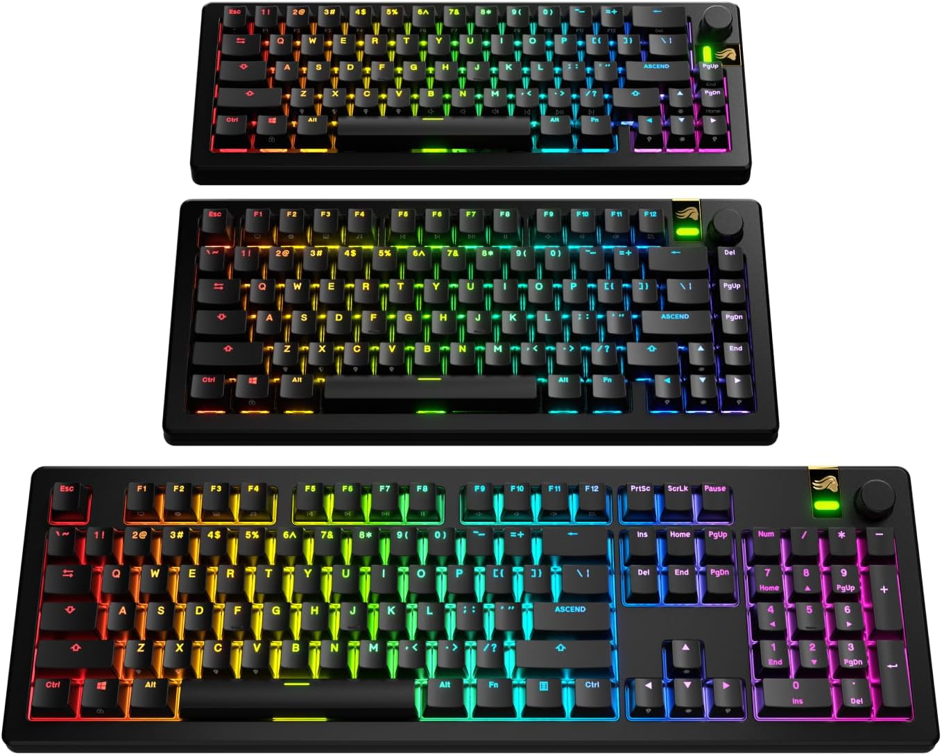 Thumbnail 4 de GLORIOUS GPBT Backlit-Tastenkappen 100% ⌨