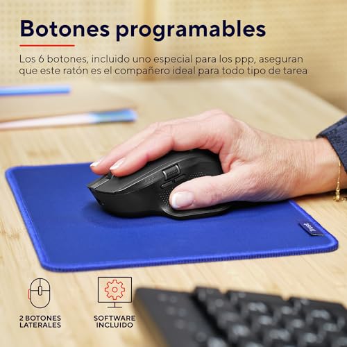 Thumbnail 6 de Trust Ozaa+ Ratón inalámbrico multidispositivo Bluetooth y 2,4 GHz 🎧