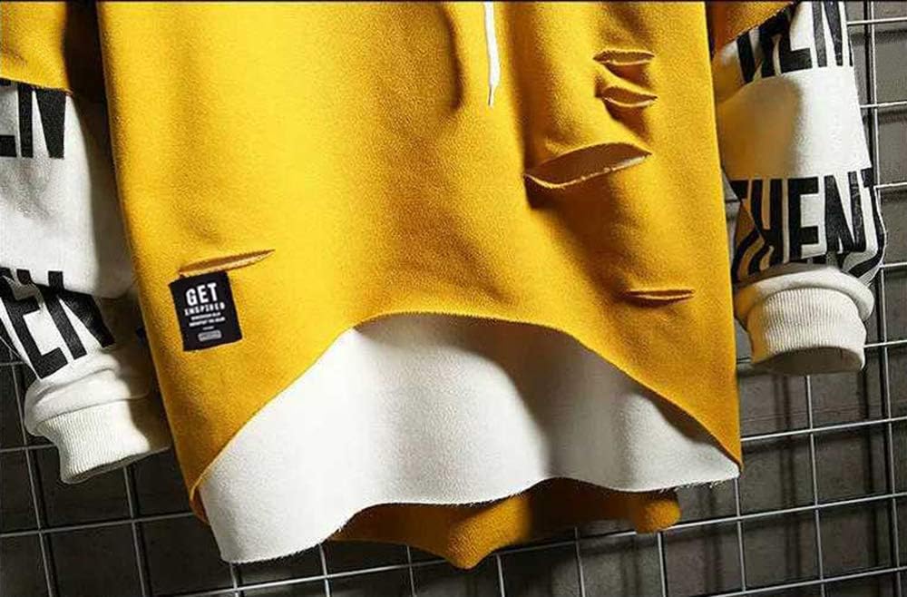 Detalle de Hello MrLin men’s techwear hip hop hoodie with patchwork and 3D printed smiley