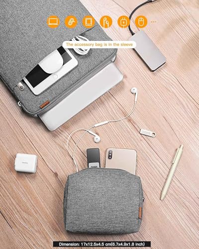 Detalle 1 de Inateck funda de portátil 13" con protección 360° (compatible con MacBook Air/Pro 13 y Surface Pro)