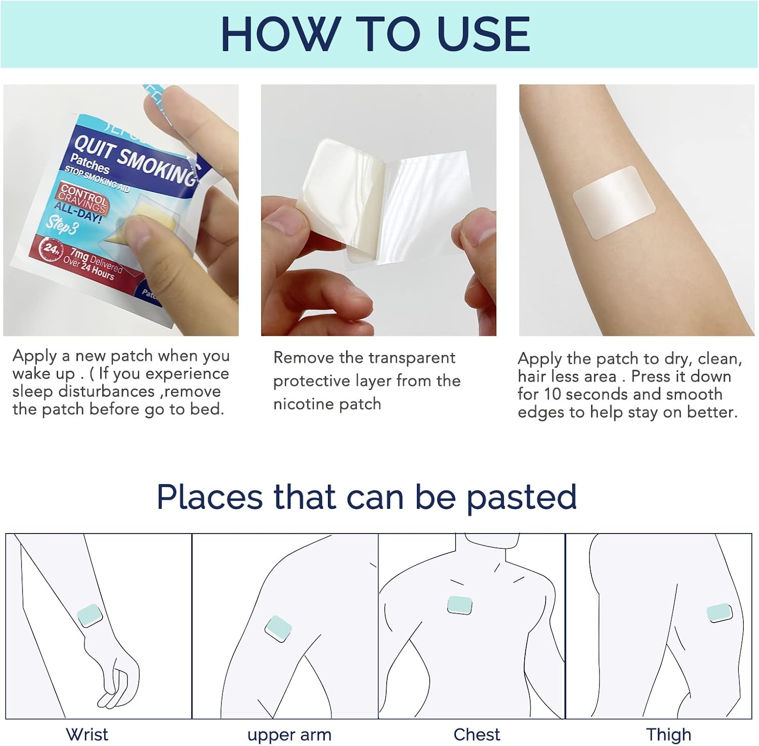 Thumbnail 5 de Quit Smoking Patches Step 3 (7mg) – 30 Count