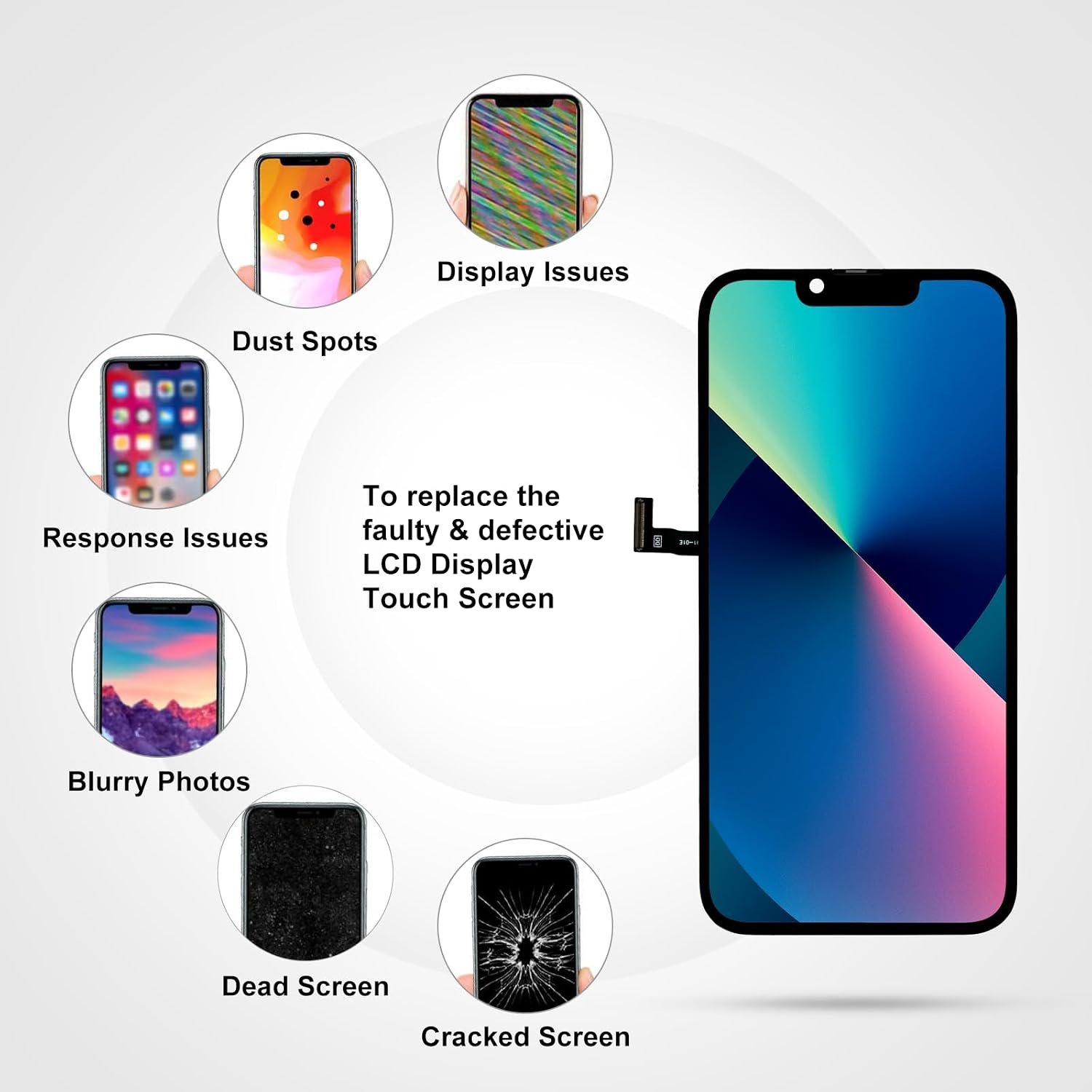 Detalle de LL TRADER iPhone 13 Pro Max replacement screen