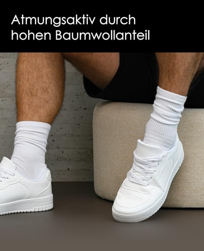 Thumbnail 4 de NYME Chaussettes de tennis noir et blanc – pack de 6 ⚙