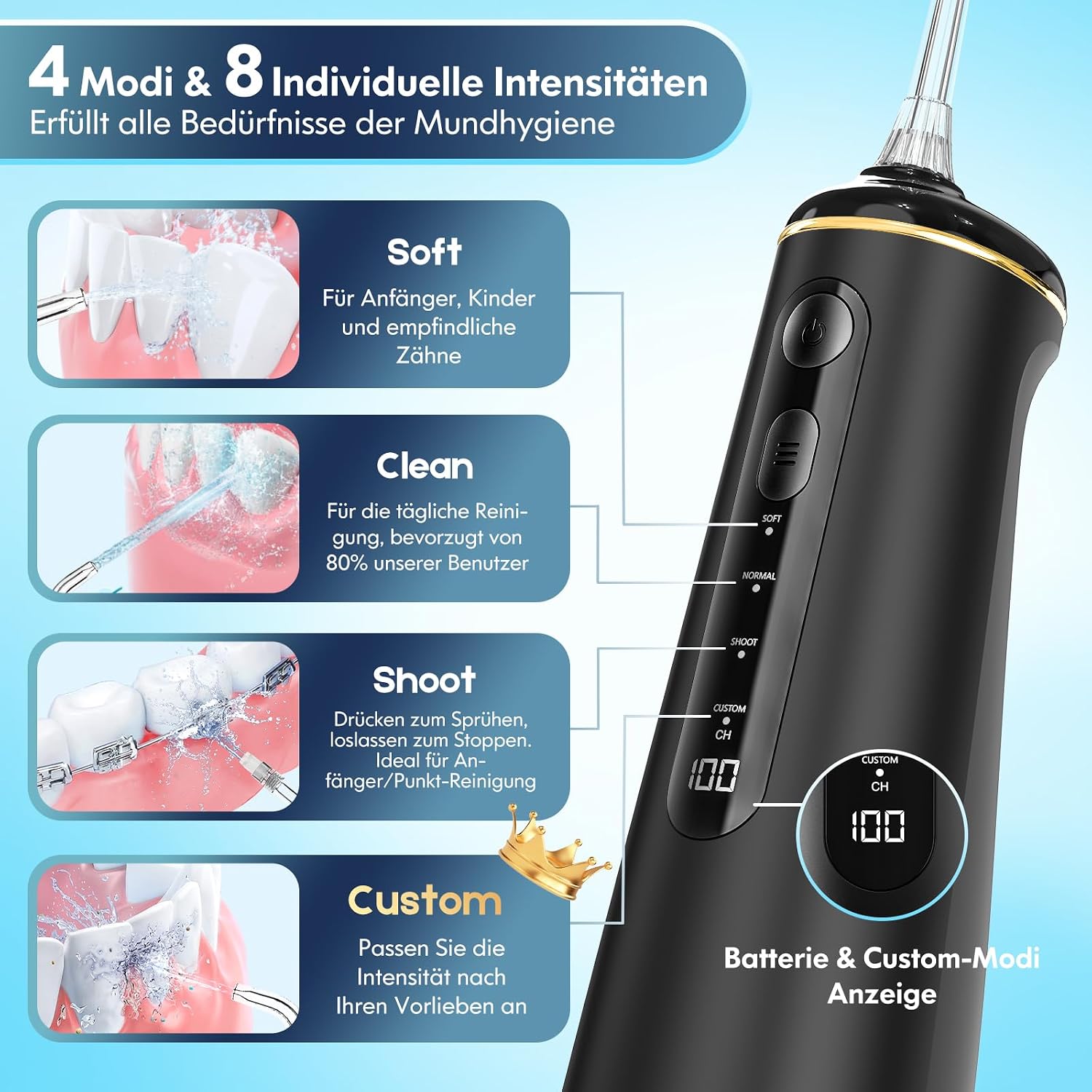 Detalle de Water Flosser Munddusche kabellos