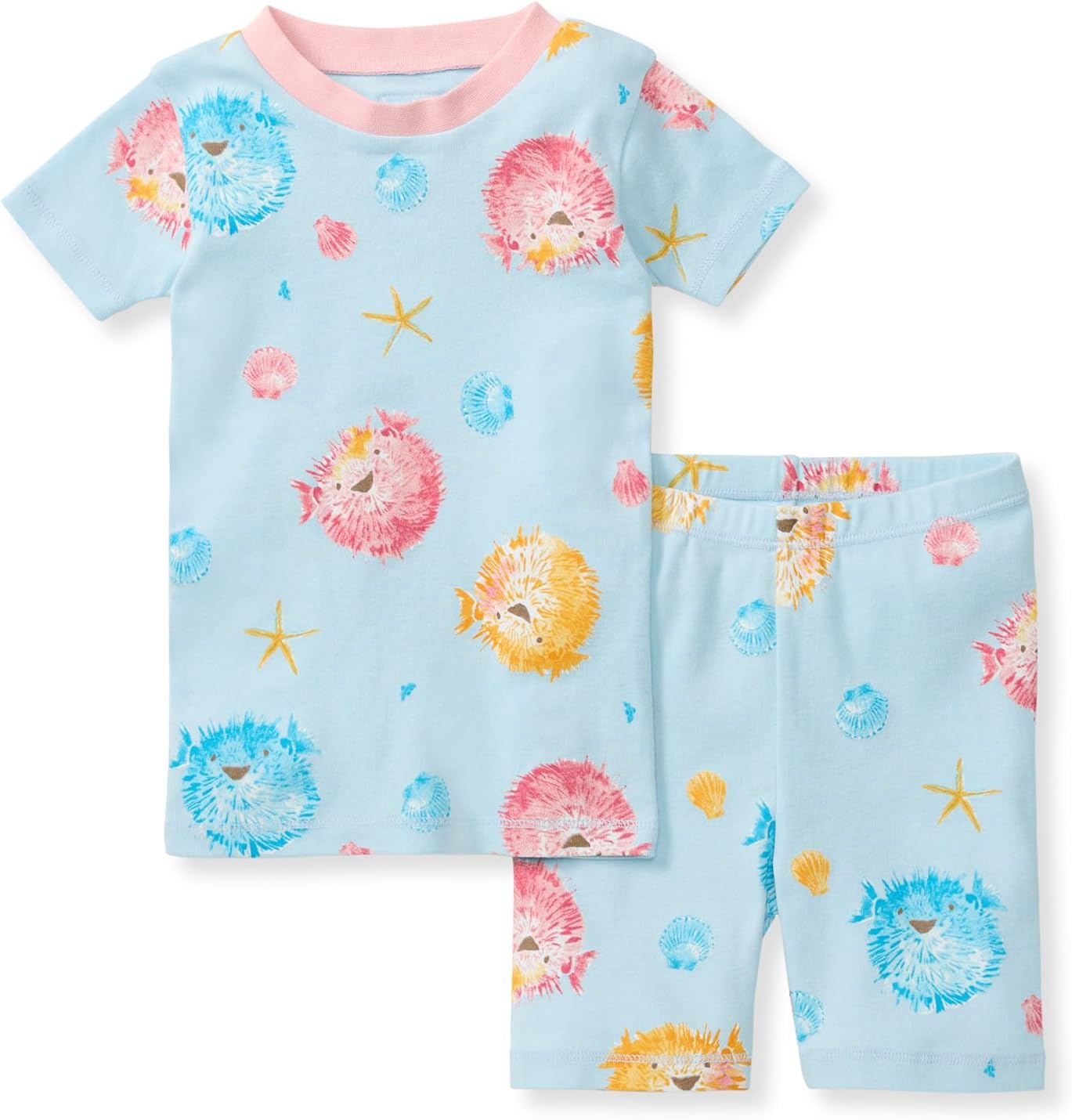 Thumbnail 6 de Burt's Bees Baby Unisex Pajamas: 2-Piece Short Sleeve Tee & Shorts Set, 100% Organic Cotton