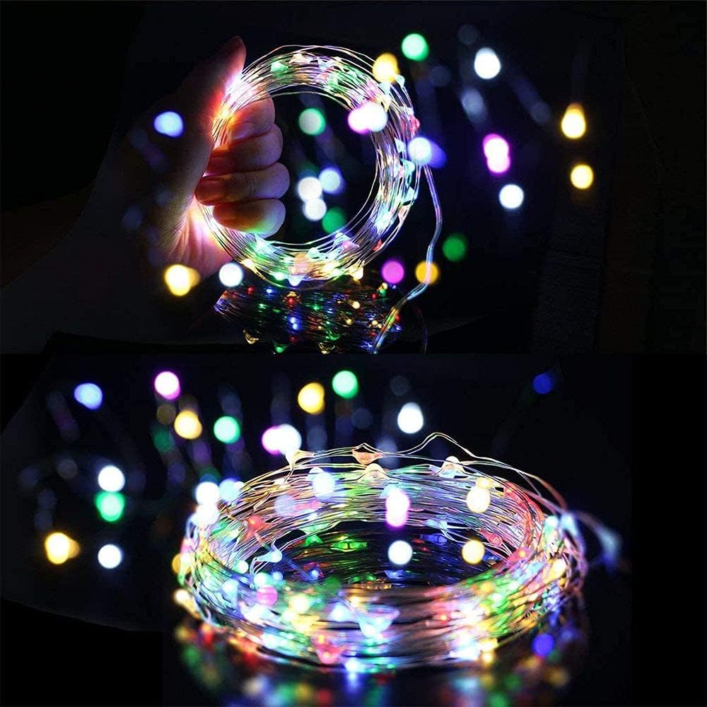 Thumbnail 3 de Lot de 2 guirlandes lumineuses solaires mafiti : 12 m, 120 LED, 8 modes pour extérieur
