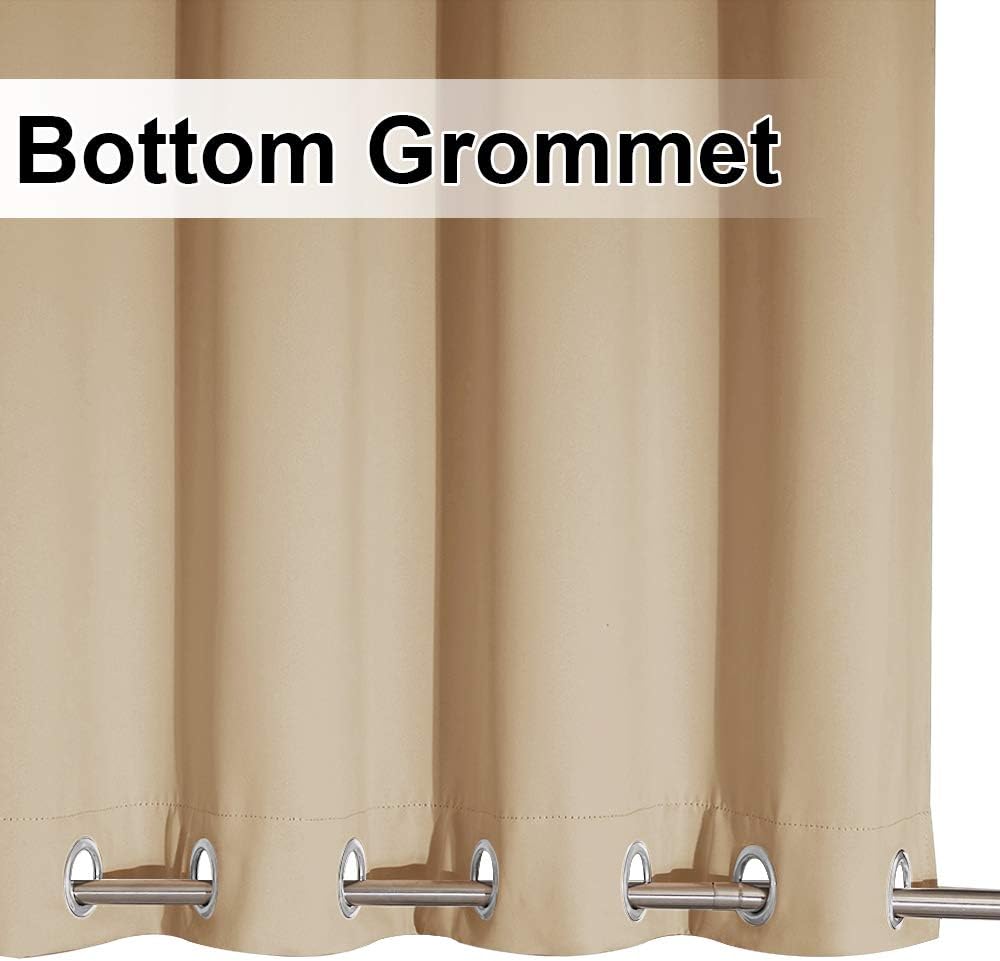 Thumbnail 5 de NICETOWN Outdoor Patio Curtain 84x108 in Biscotti Beige 🪟