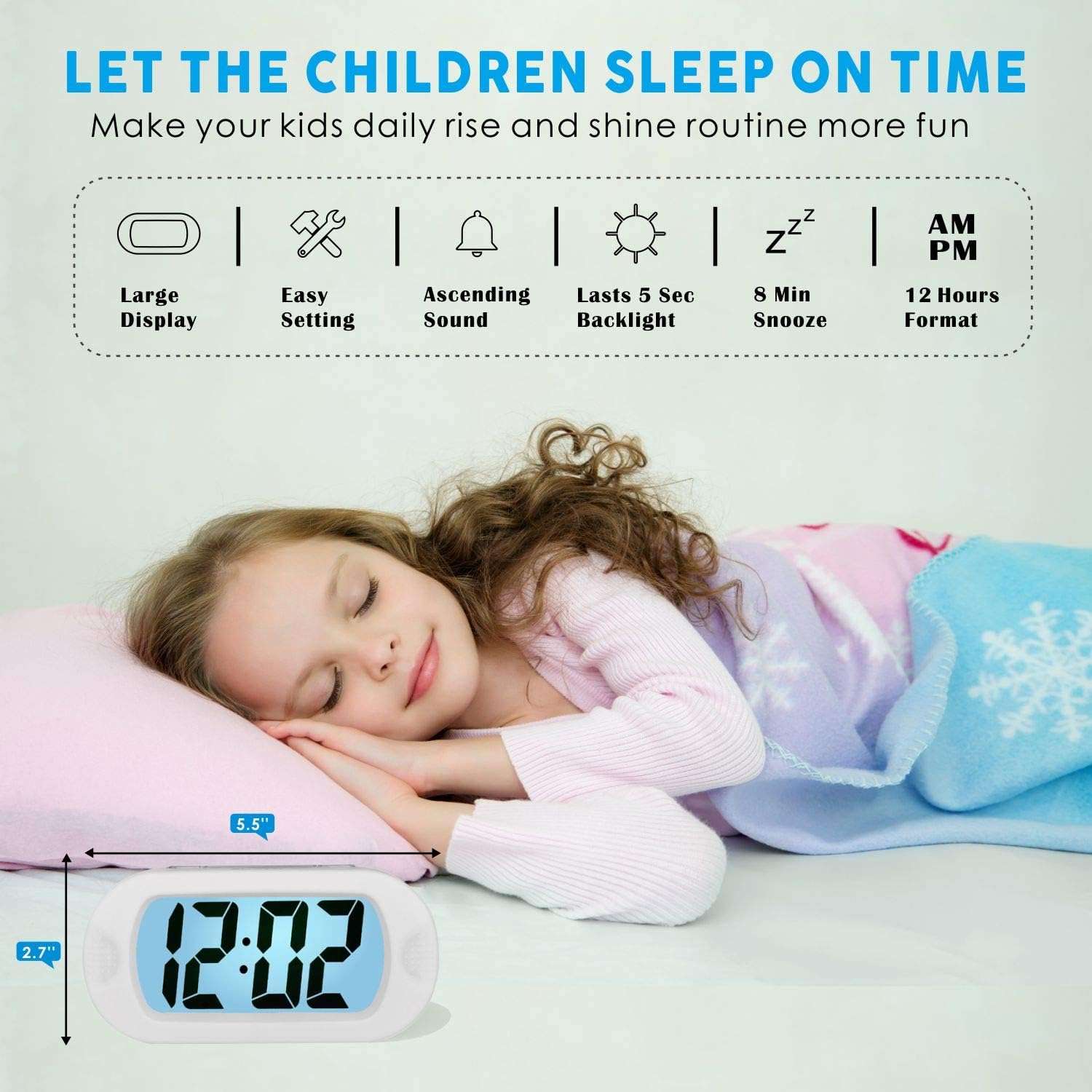 Detalle 2 de Plumeet Digital Alarm Clock 60s crescendo