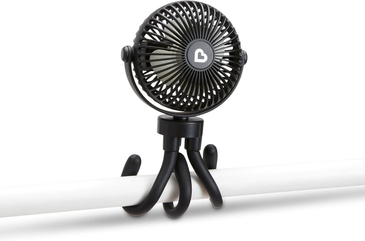 Detalle de Munchkin Pram Fan: 360° Mini Portable Stroller Fan with 4 Speeds and LED Lights