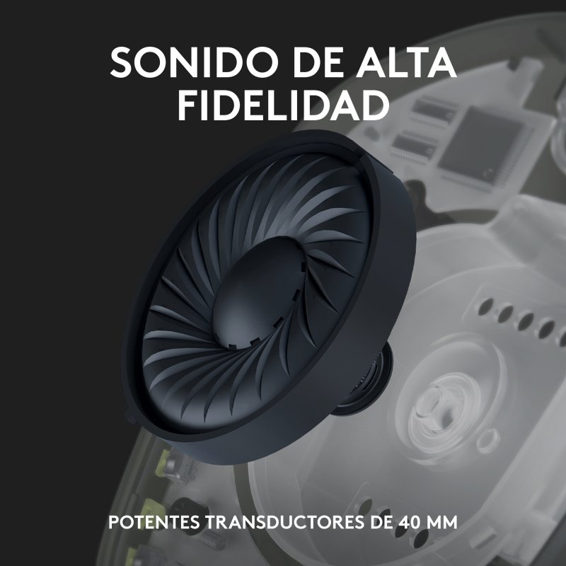 Thumbnail 2 de Logitech G435 LIGHTSPEED auriculares gaming inalámbricos blancos