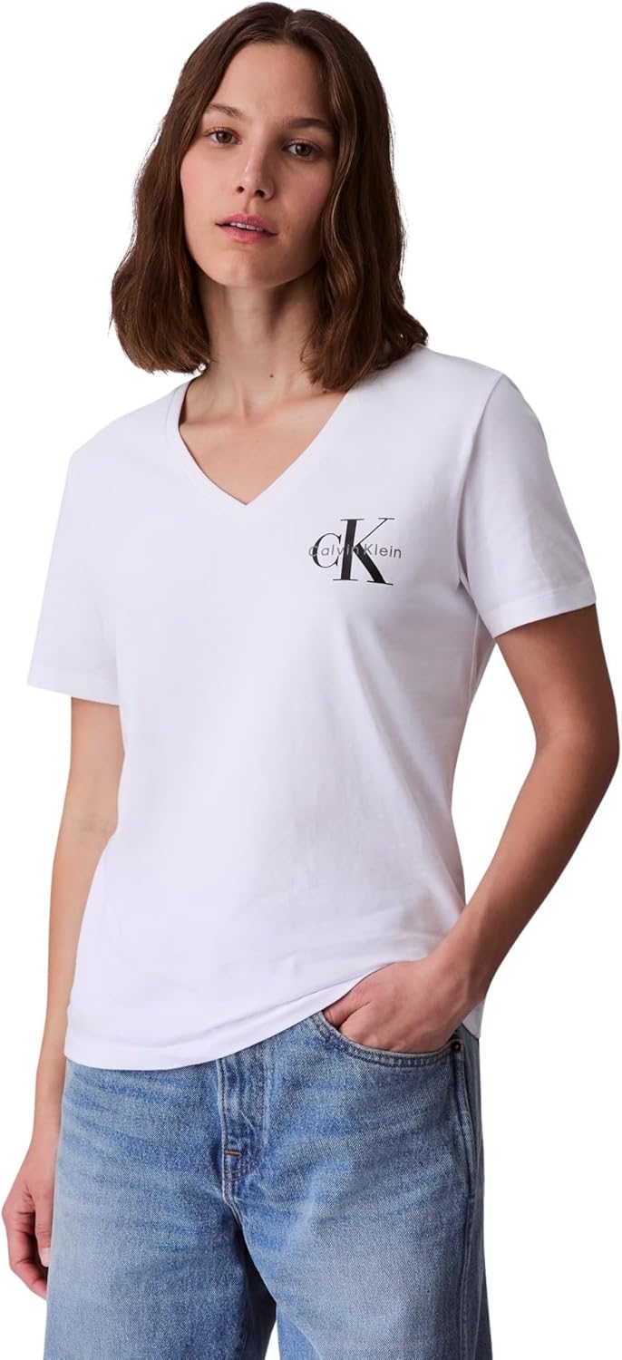 Thumbnail 6 de Calvin Klein T-Shirts Manches Courtes Lot de 2 – Logo Col en V