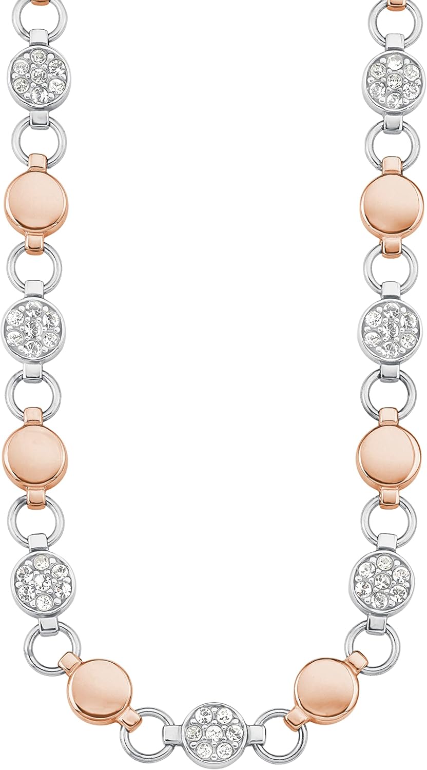 Imagen de s.Oliver Collar de acero inoxidable con cristal en OfertitasTOP