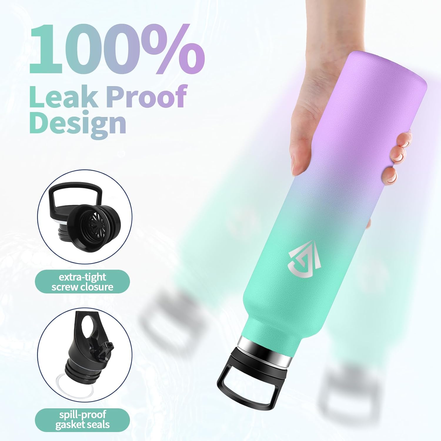 Detalle de JAPORIA Gourde Inox 1L pour extérieur