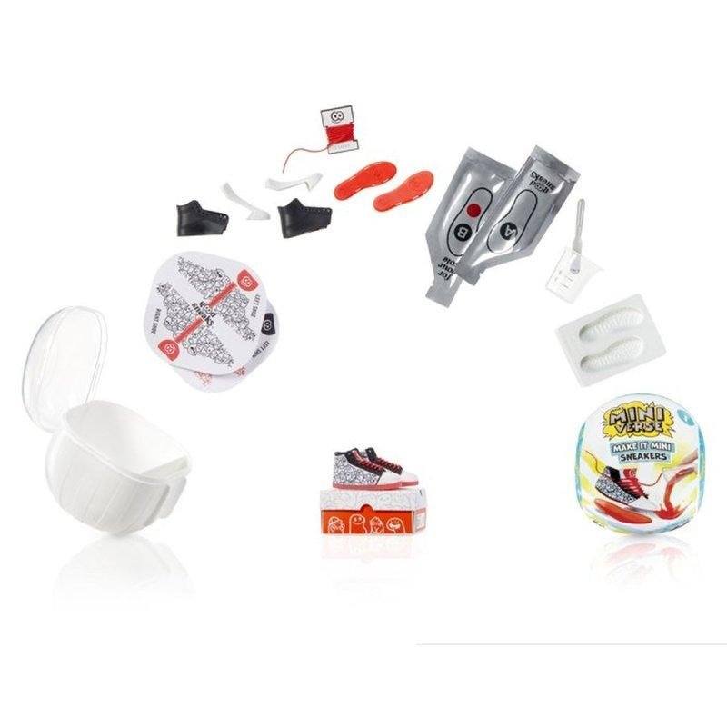 Detalle 2 de Kit creativo MGA Miniverse Make It Mini Sneakers: zapatillas en resina para niños