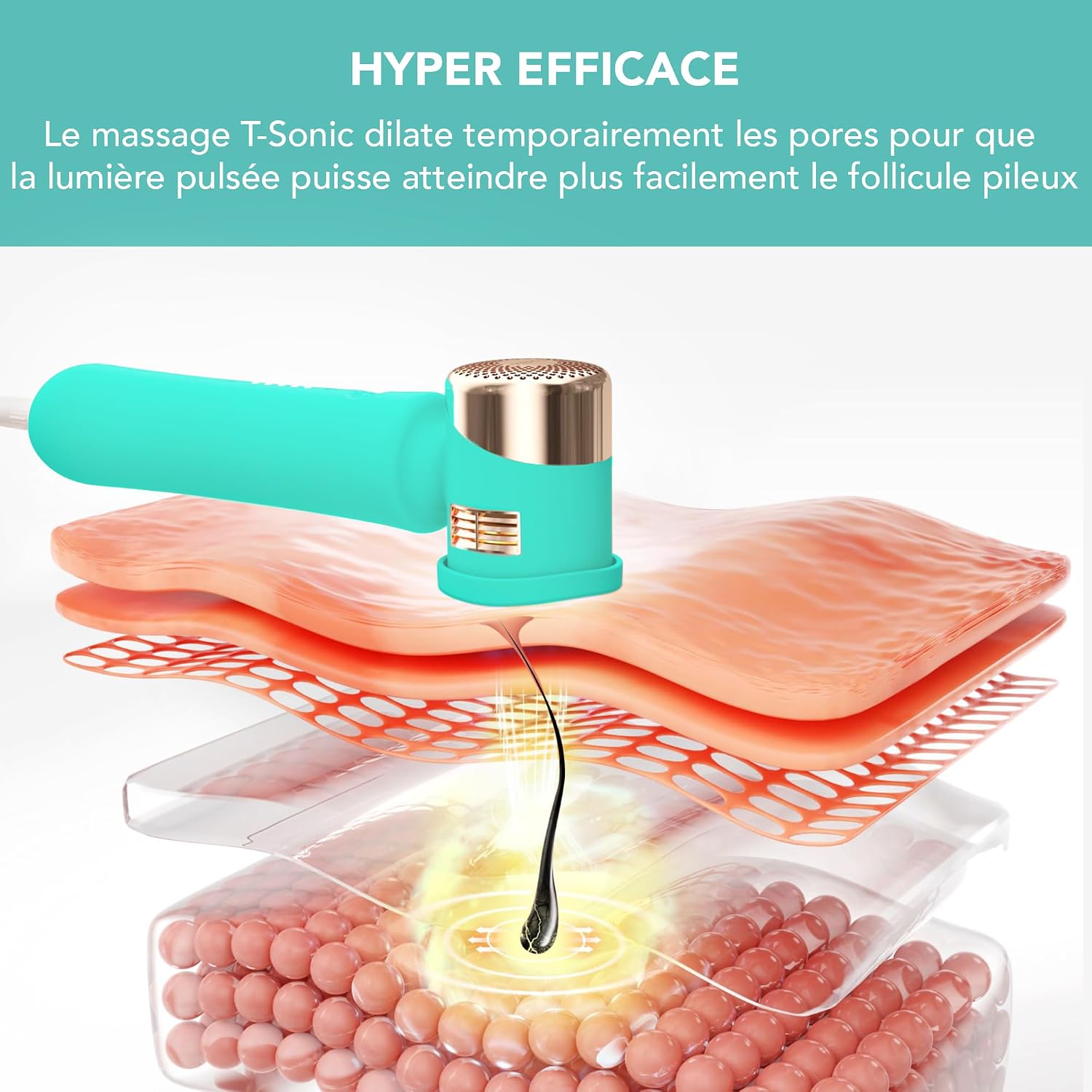 Thumbnail 4 de FOREO Peach 2 IPL – Épilateur lumière pulsée pour corps et visage
