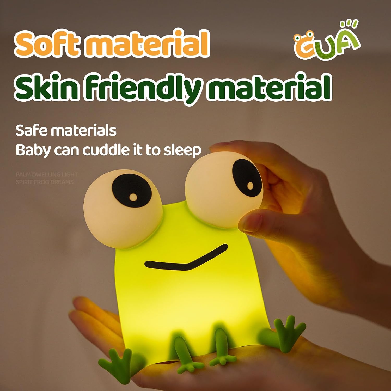 Detalle 2 de DADYLOBO Frog Night Light 3-level dimmable lamp