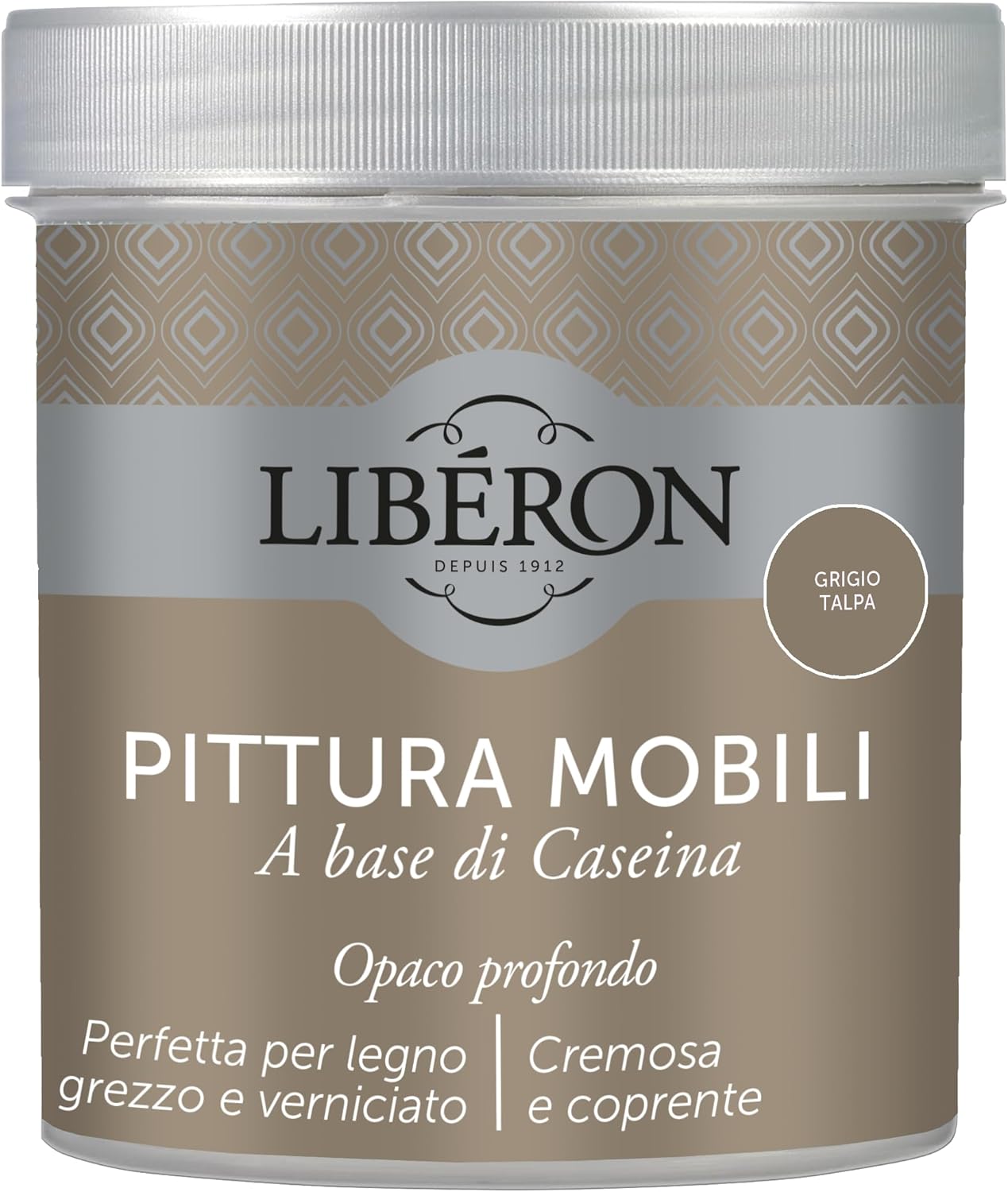 Detalle 2 de Libéron Pittura Mobili a base di Caseina Giallo Frumento 0.5 L