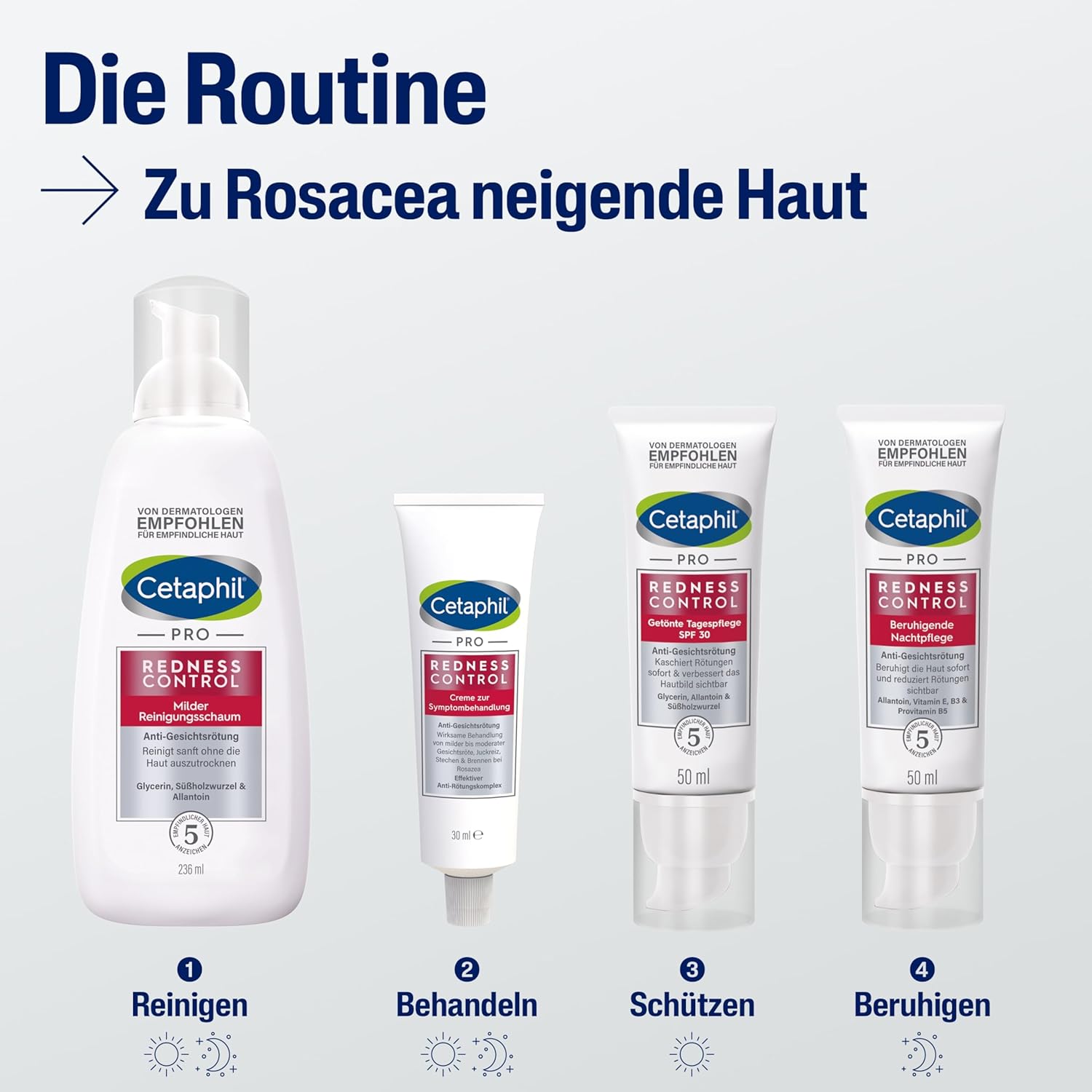 Thumbnail 6 de CETAPHIL PRO RednessControl Milder Reinigungsschaum – sanfte Reinigung bei Hautrötungen (236 ml)