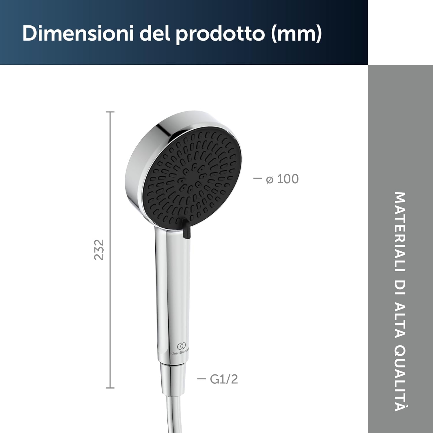 Thumbnail 6 de Ideal Standard Idealrain Alu+ Doccetta multifunzione: versatilità e risparmio in un design moderno