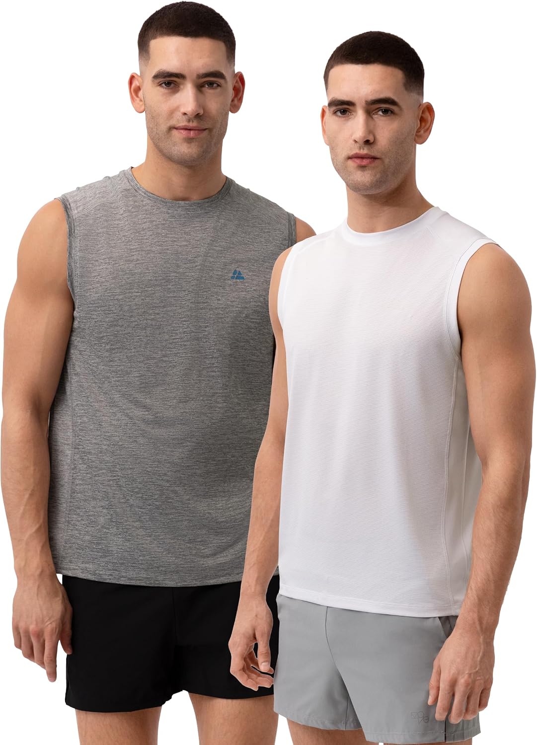 Detalle de DANISH ENDURANCE Débardeur de sport pour homme — sans manches, lot 1 ou 2