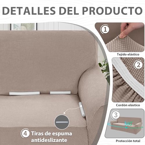 Thumbnail 6 de BellaHills Funda Elástica para Sofá 2 Plazas 🛋