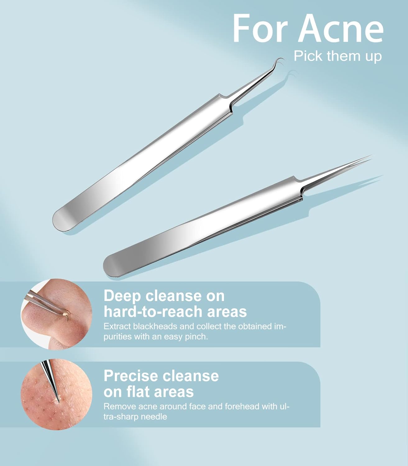 Thumbnail 2 de Upmore Pickel Werkzeug-Set Mitesserentferner 10-in-1