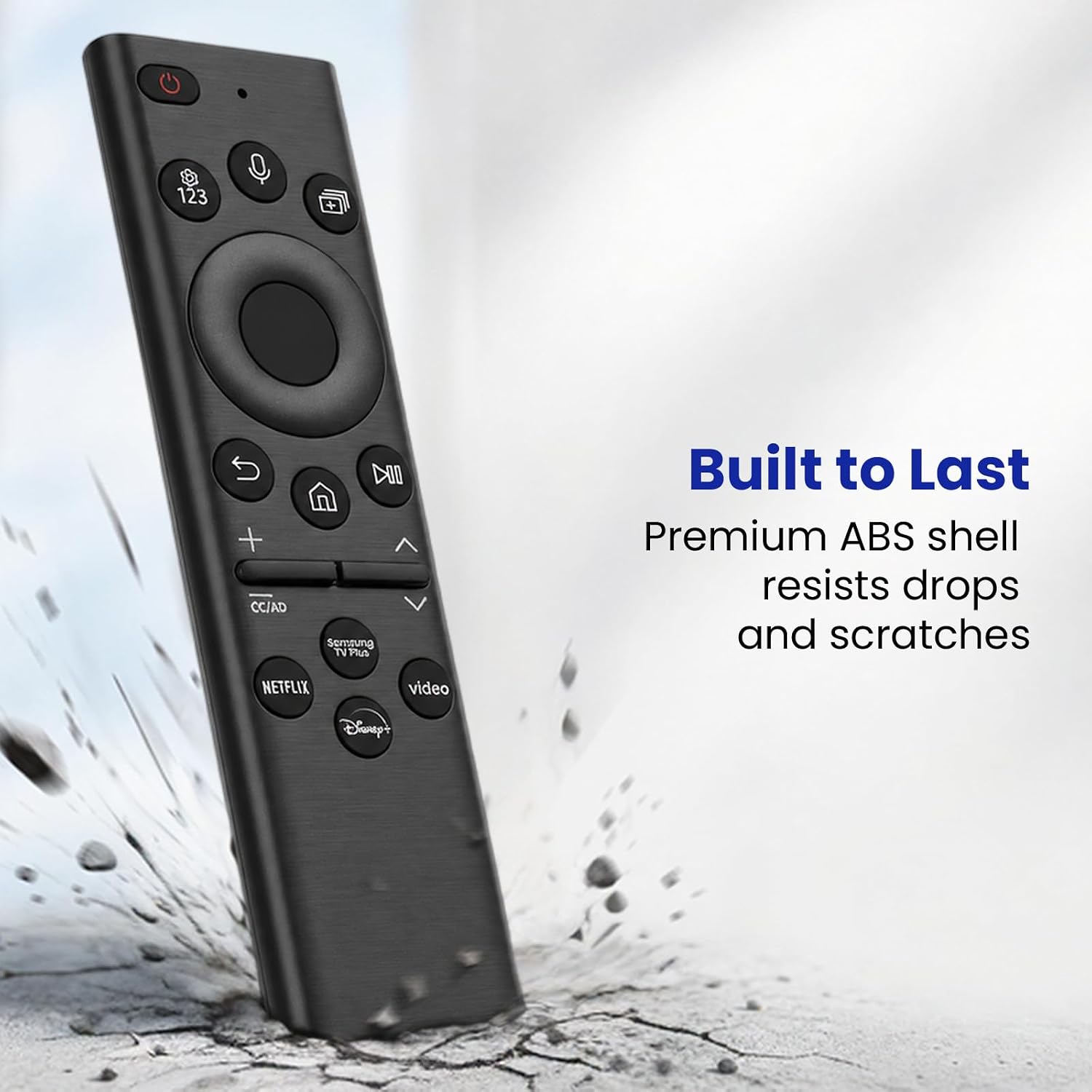Detalle de Replacement Voice Remote for Samsung TV — Universal, 2019-2026 Compatibility with 1-Year Warranty