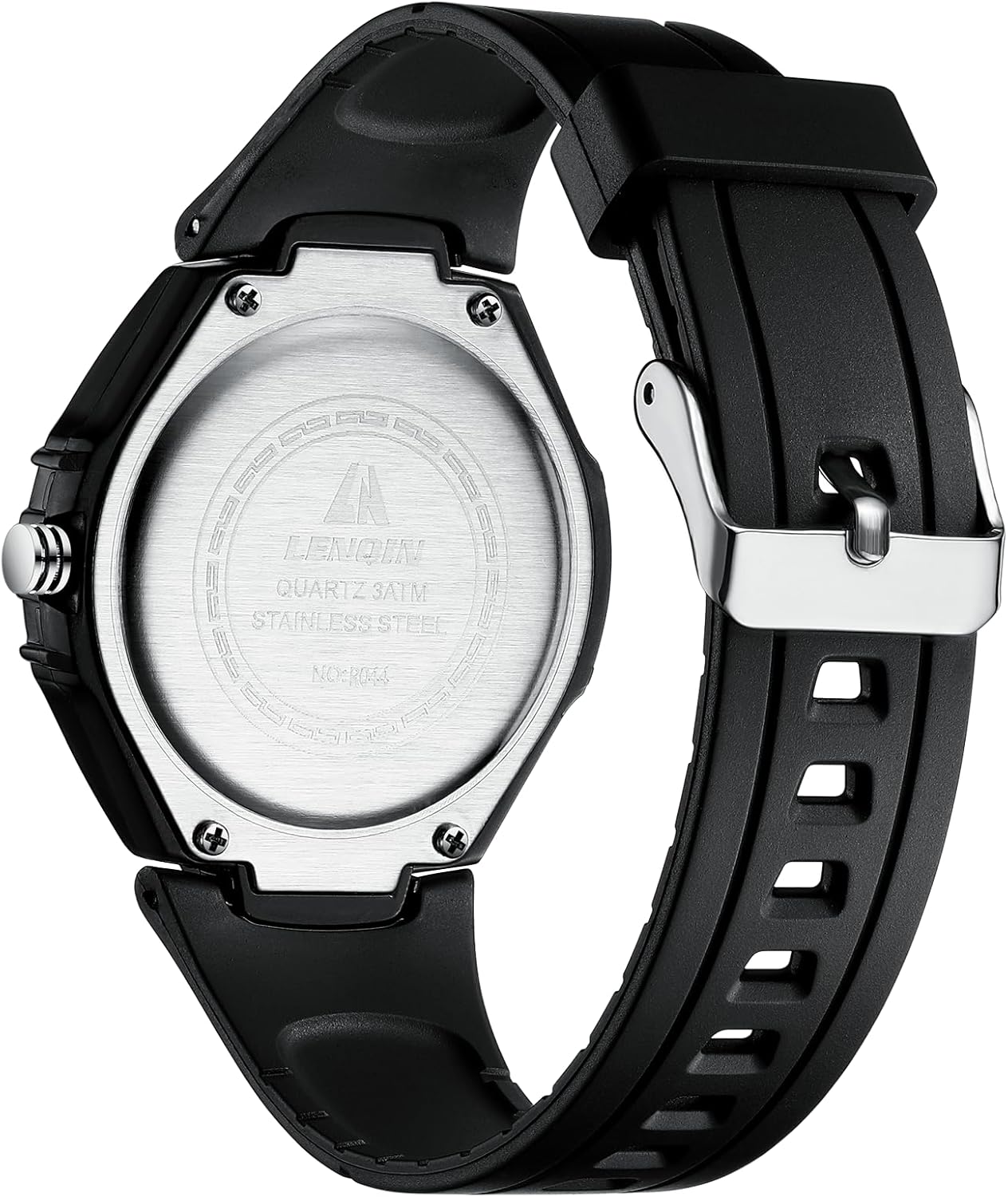 Thumbnail 1 de LN LENQIN Herrenarmbanduhr aus Edelstahl, analoges Quarzwerk – 30M wasserdicht, 40-mm-Gehäuse