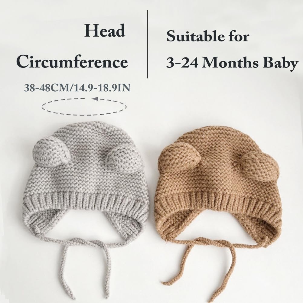 Thumbnail 5 de XNDZ Baby Earflap Beanie Hat 3-24 Months