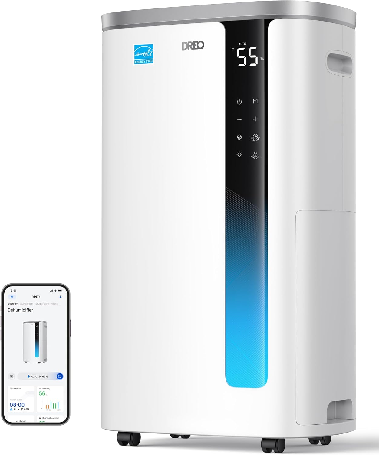 Detalle de DREO 75-pint dehumidifier