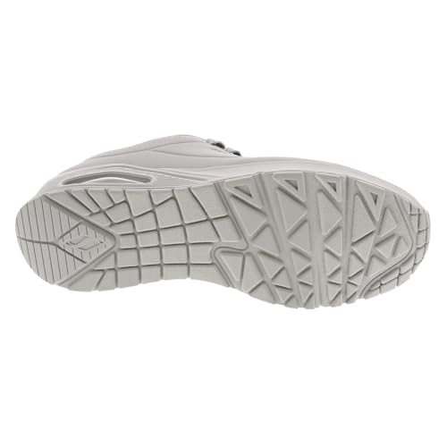 Detalle de Skechers Uno Stand On Air (LTGY) para hombre, zapatillas con cordones y suela de caucho