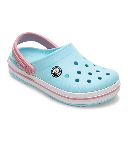 Thumbnail 10 de Crocs Unisex Kinder Crocband Clog K Clog, Ice Blue/White – Größe 28/29 EU