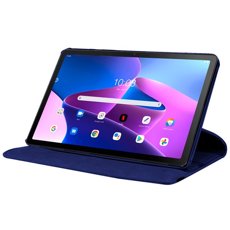 Detalle 2 de Cool Funda Polipiel Giratoria Azul para Lenovo Tab M10 Gen 3
