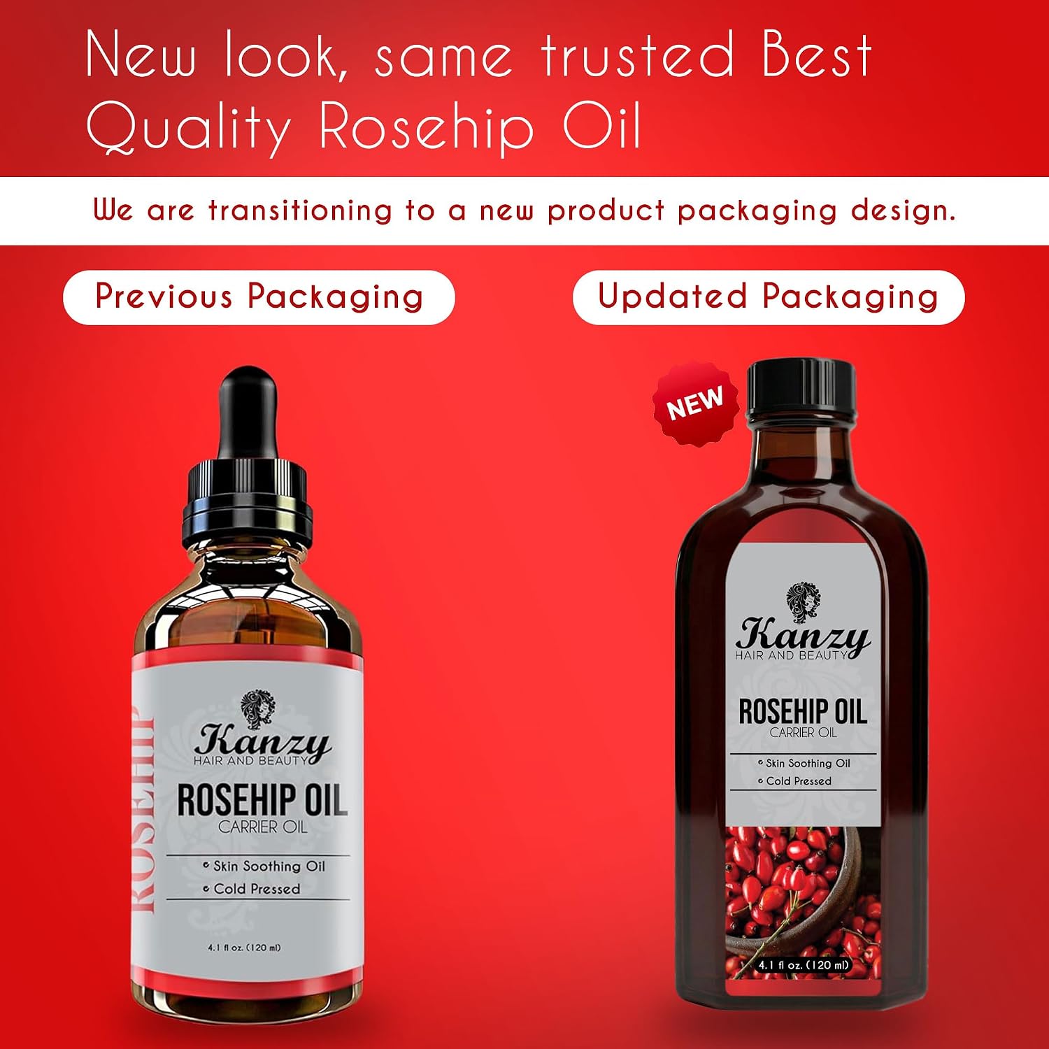 Detalle 2 de Kanzy Rosehip Oil 120ml for Face