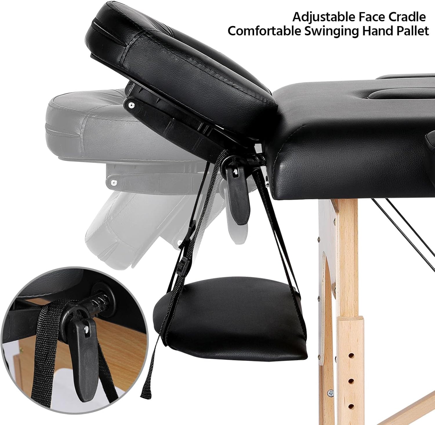 Detalle 2 de Yaheetech Portable Massage Table, 84 x 24 in