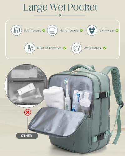 Detalle de Lossga Bagage Cabine 40x30x20 – Sac à Dos cabine Ryanair, résistant et léger