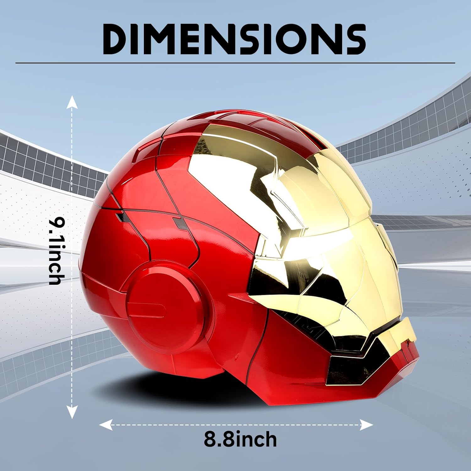 Thumbnail 4 de YONTYEQ Iron Hero MK 5 Helmet for Cosplay 🎭