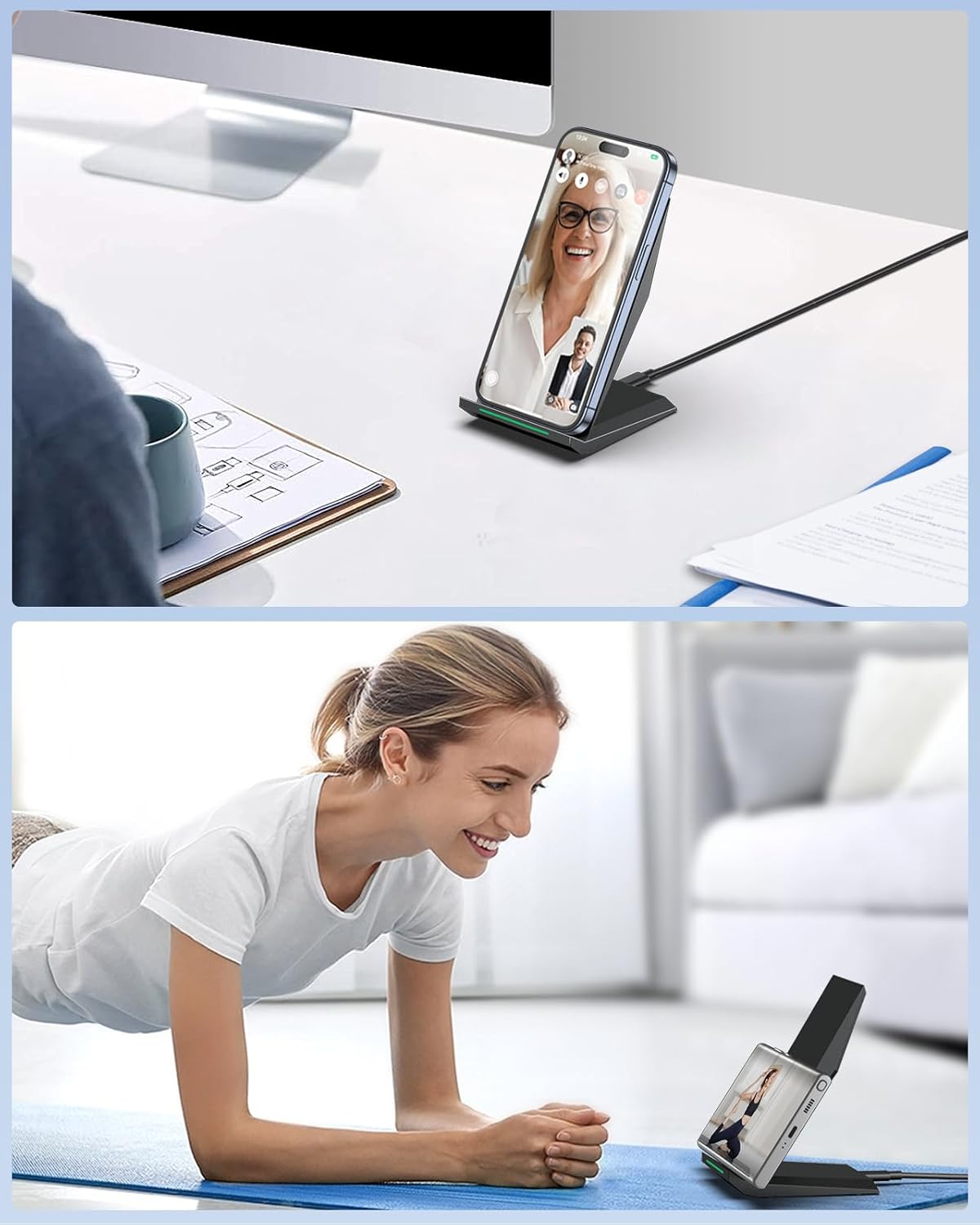 Detalle 2 de NANAMI 15W Qi Wireless Charger ⚡
