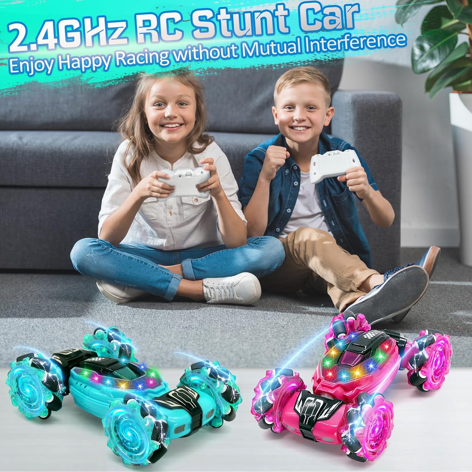 Thumbnail 1 de DELEE Voiture télécommandée 360° pour enfants 3–9 ans