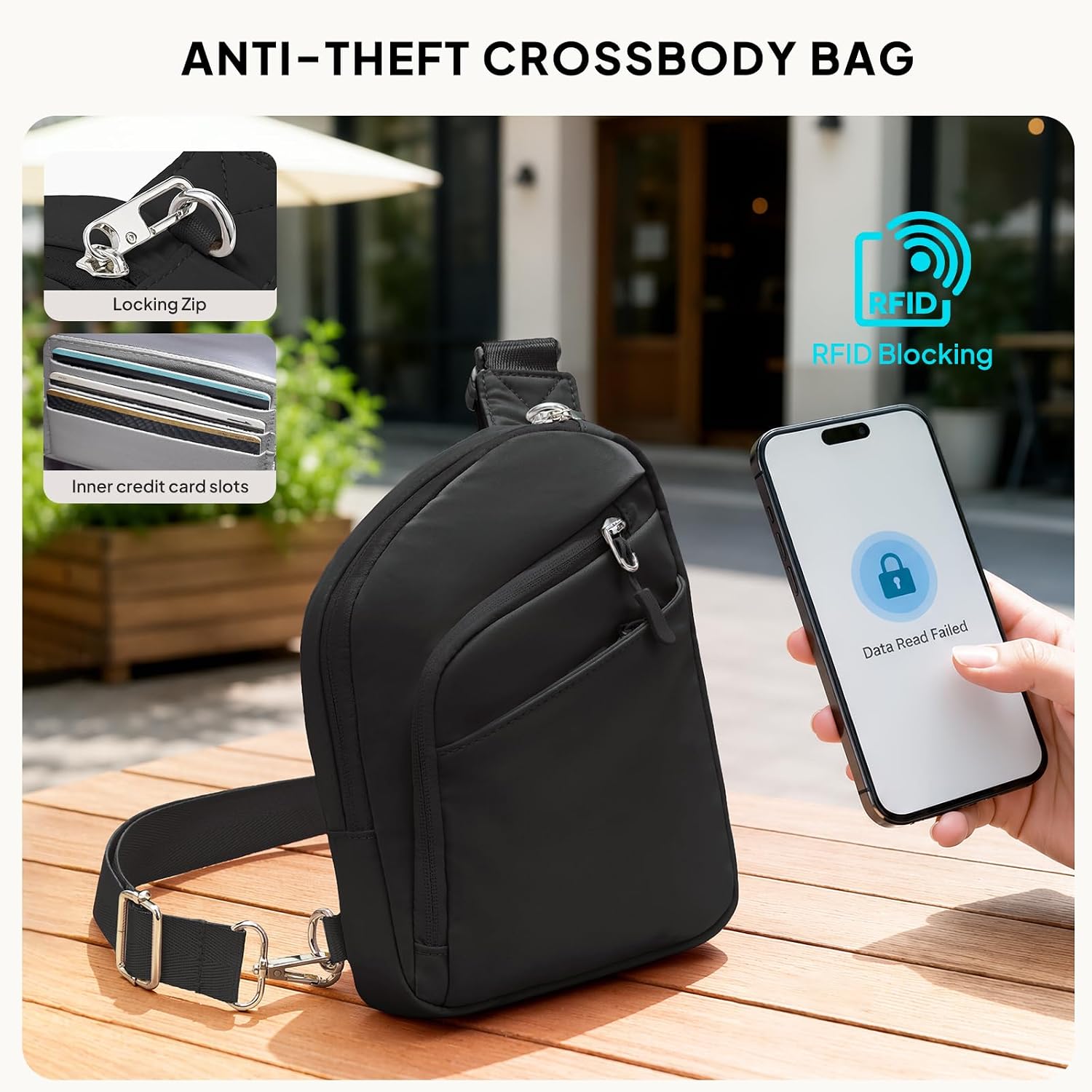 Detalle 1 de TOPEAST Crossbody Bag 1.6L