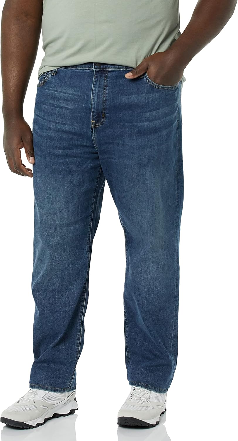 Thumbnail 2 de Amazon Essentials Herren-Jeans Straight mit hohem Stretchanteil – gerade Passform mit normaler Taille