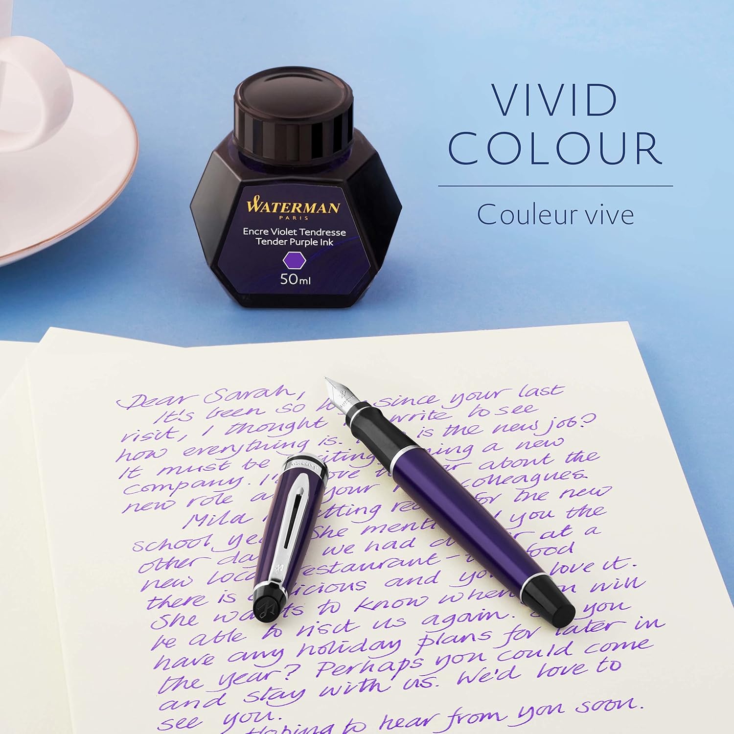 Detalle de Inchiostro Waterman viola 50 ml per stilografica