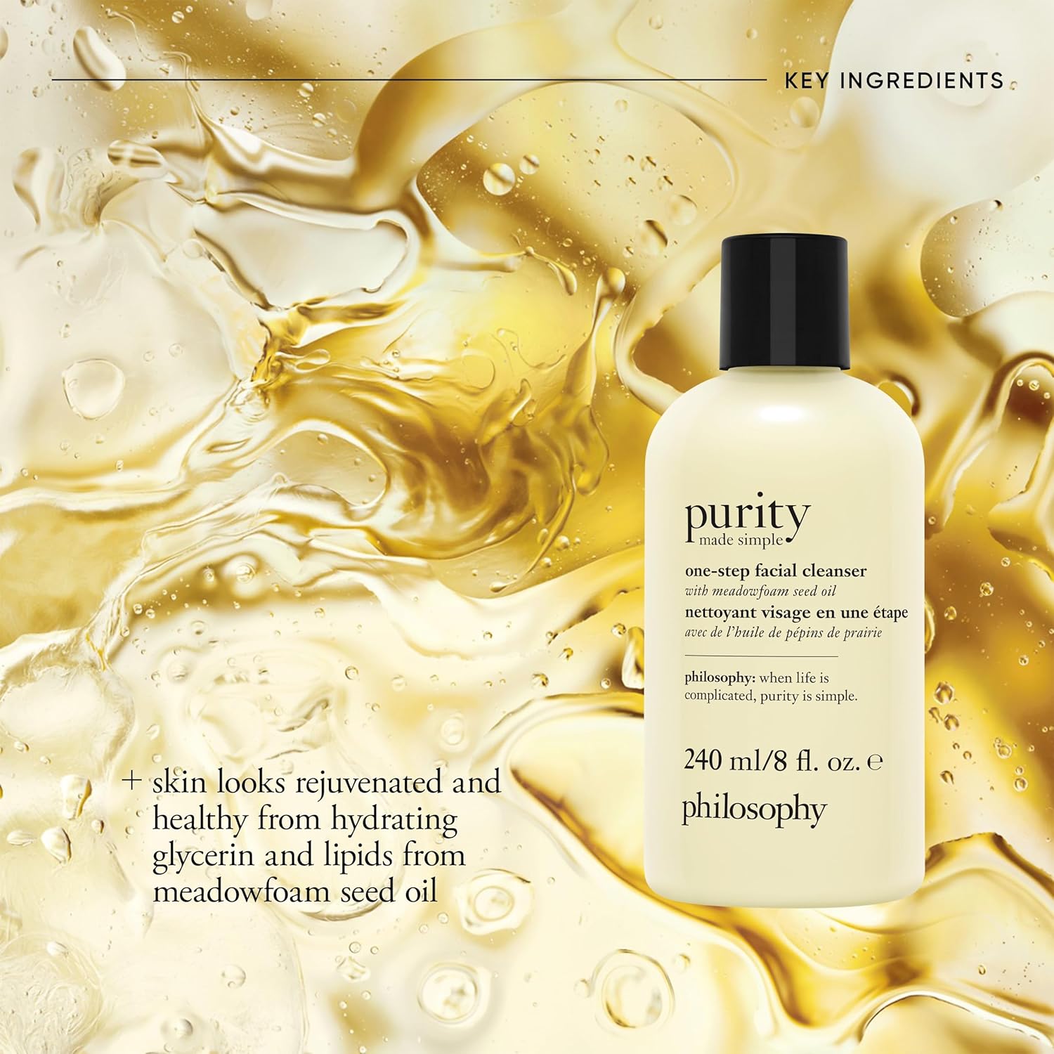Thumbnail 1 de Philosophy Purity Made Simple One-Step Facial Cleanser with Meadowfoam Seed Oil